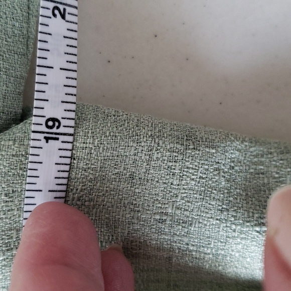 Vintage Leslie Fay Green Short Sleeve Blazer with Scarf Size 10 - Picture 5 of 5